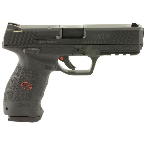 Sarsilmaz USA SAR 9 Semi Auto Pistol 9mm Luger 4.4" Barrel 17 Rounds Fixed Sight... - Image 2