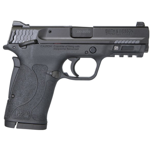 Smith & Wesson M&P 380 Shield EZ, 8 Rounds .380 ACP, Ambi Thumb Safety Black