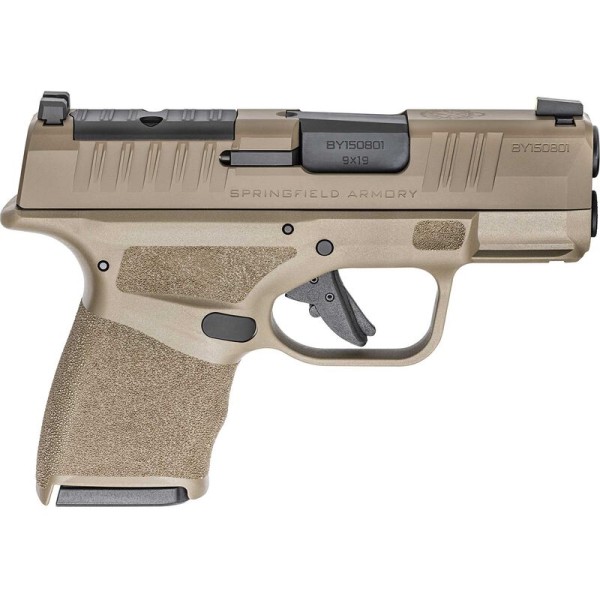 Springfield Armory HELLCAT OSP 9mm Semi-Auto Pistol 3" Barrel Optics-Ready 13 Ro...