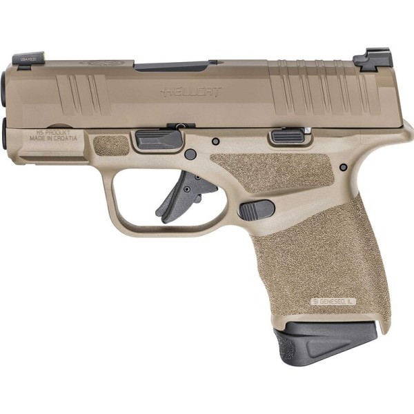 Springfield Armory HELLCAT 9mm Semi Auto Pistol 3" Barrel 13 +1 Rounds Desert FD... - Image 2